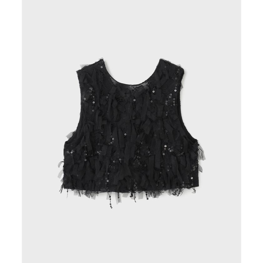 GRACE CONTINENTAL 【グレースコンチネンタル】フリンジベスト