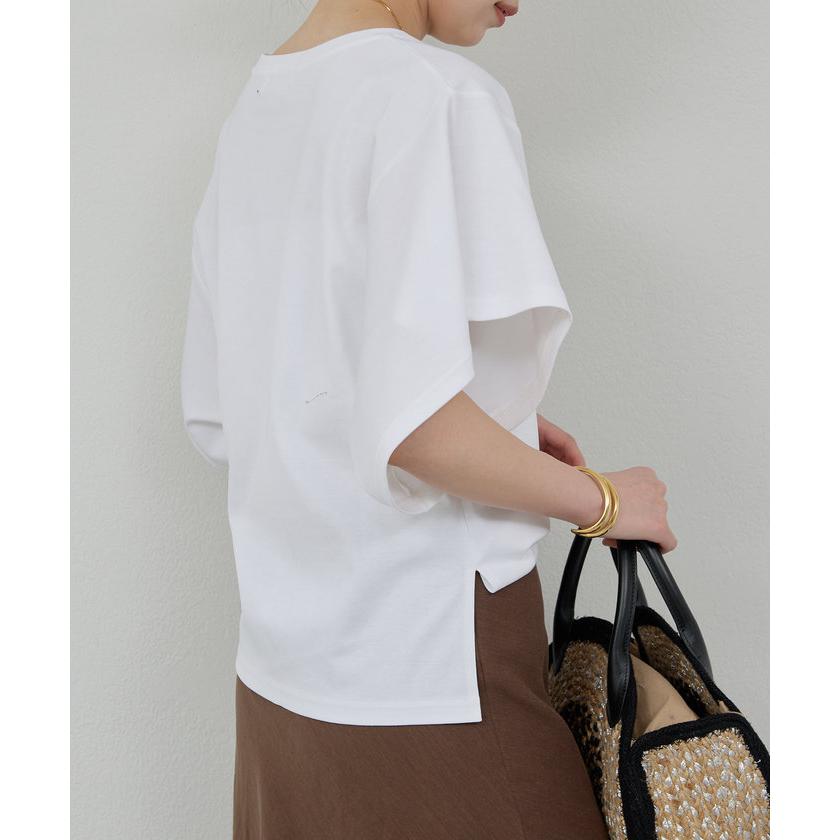 【新品タグ付き】ヘンリーネックスリーブTee【ガリャルダガランテ】 GALLARDAGALANTE tシャツ ワイドスリーブTee レディース