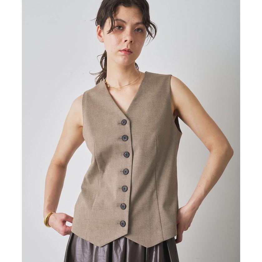 Whim Gazette 【ウィムガゼット】ノーカラーベスト : MAGASEEK ヤフー  