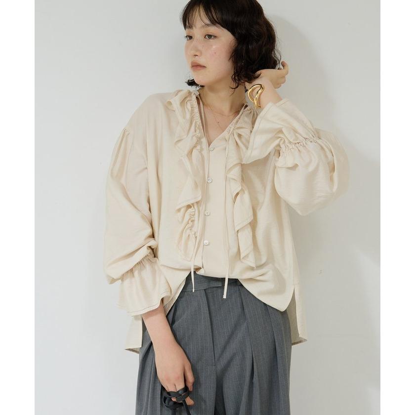 ガリャルダガランテ スタンドフリルブラウス GALLARDAGALANTE 【ガリャルダガランテ】フリルブラウス