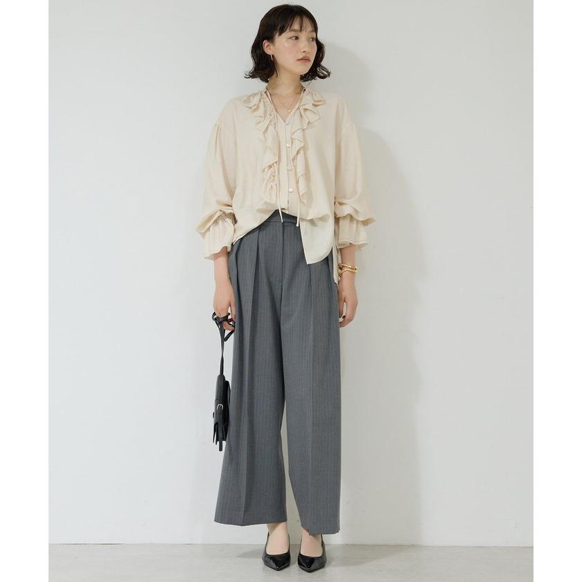 ガリャルダガランテ スタンドフリルブラウス GALLARDAGALANTE 【ガリャルダガランテ】フリルブラウス