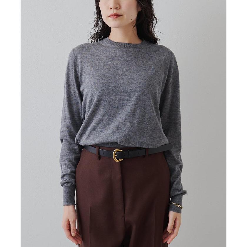 Whim Gazette (ウィム ガゼット) クルーネックニットプルオーバー Whim Gazette (ウィム ガゼット) クルーネックニットプルオーバー