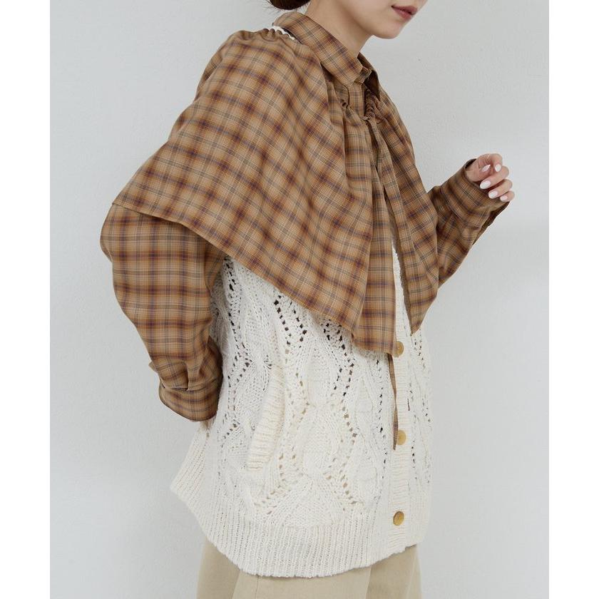 美品 HERITANOVUMヘリテノーム フリンジニットベスト GALLARDAGALANTE 【ガリャルダガランテ】【HERITANOVUM