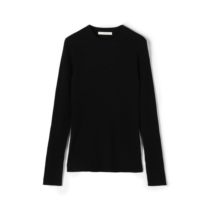 新品未着用品GALERIEVIE プルミエールウールリブクルーネックプルオーバー プルミエールウールリブ クルーネックプルオーバー｜トゥモローランド