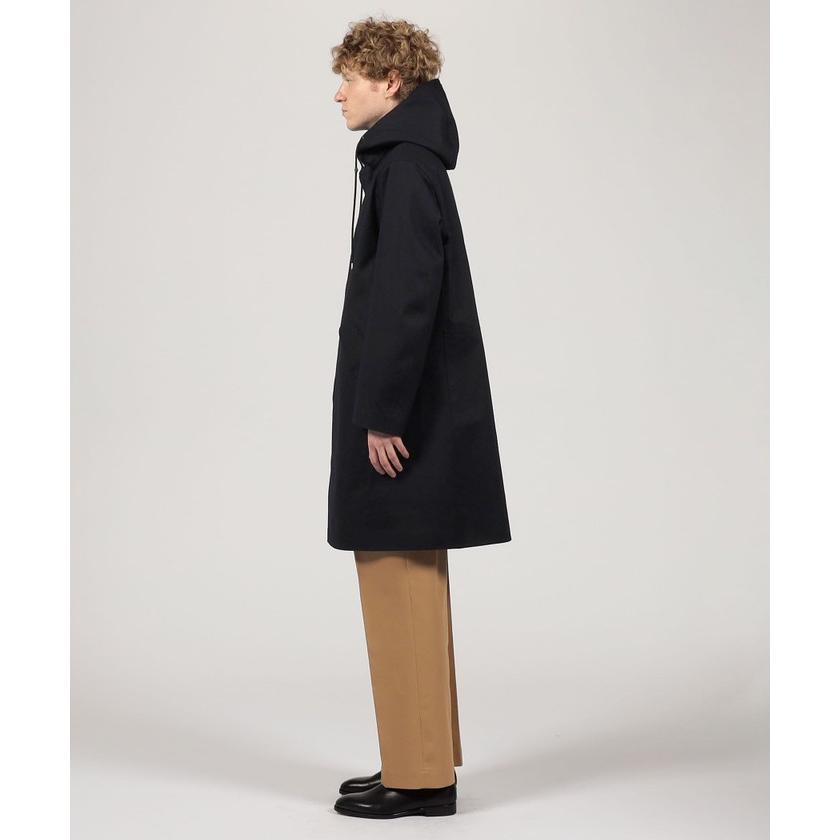 KNOTT MEN TOMORROWLAND フーデッドコート ブラック TOMORROWLAND MEN 【TOMORROWLAND MENS】【別注】MACKINTOSH GRANISH