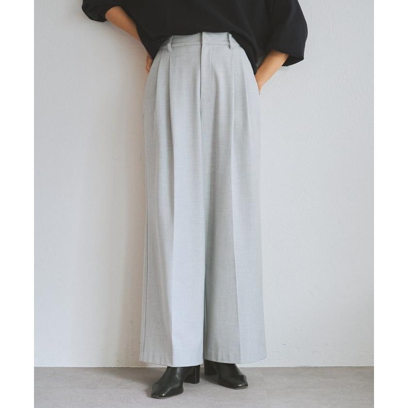 BEARDSLEY（ビアズリー） 【ビアズリー】裏起毛タックバギーパンツ