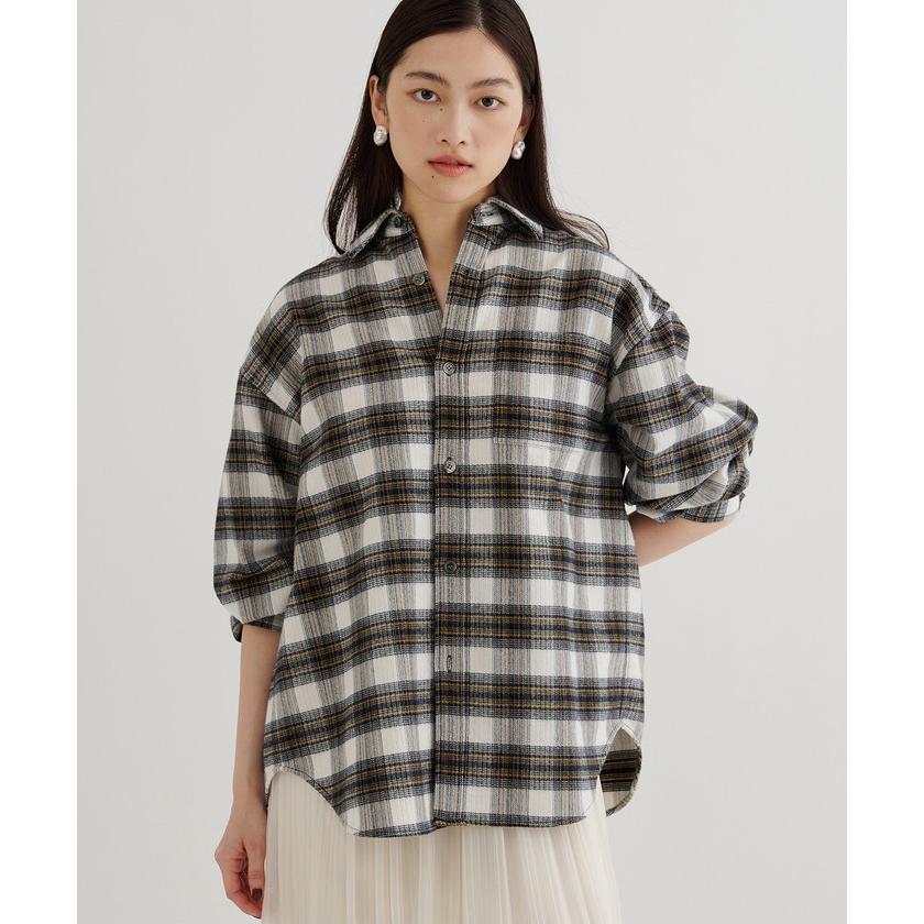 ウィムガゼット　ピケチェックシャツ Whim Gazette（ウィム ガゼット） 【ウィムガゼット】ピケチェック