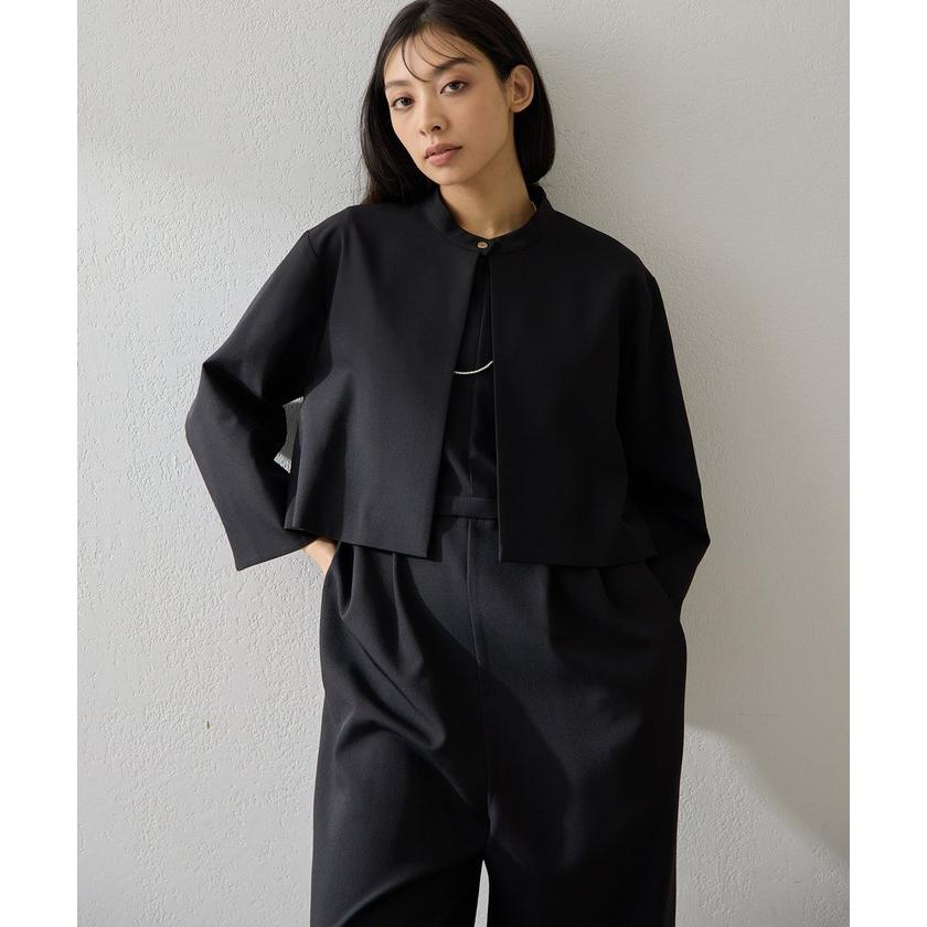 【美品】Whim Gazette ウィムガゼット　長袖 オールインワン　ブラック Whim Gazette（ウィム ガゼット） オールインワン FREE ブラック