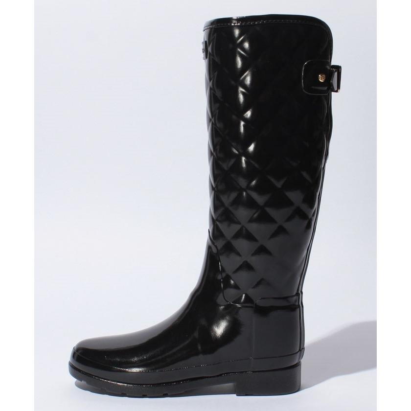 ハンター　キルティング　ロングブーツ HUNTER WFS1031RGL キルティング ロング レインブーツ レディース〔SK