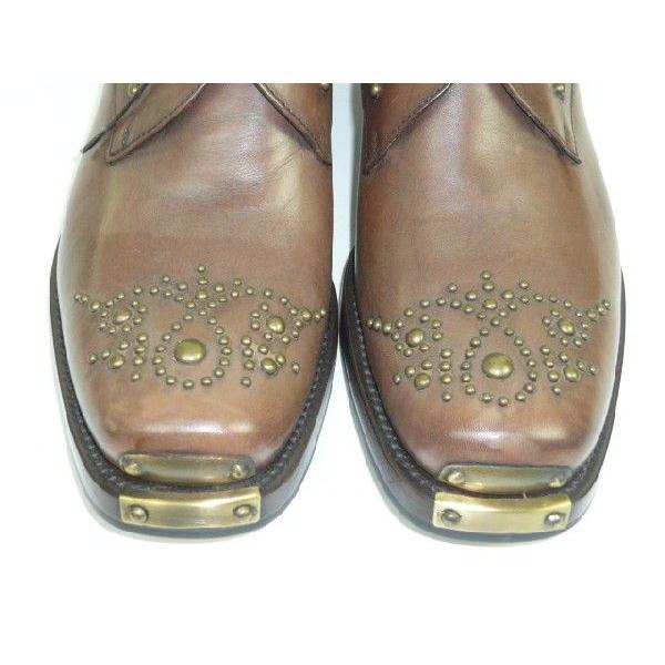 ミュウミュウ　MIU MIU メンズシューズ（鋲打ち）　イタリア製の画像
