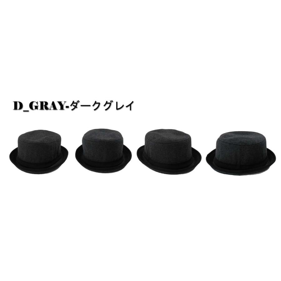 帽子 大きいサイズ ビッグハット62cm フェルトポークパイハット ウール