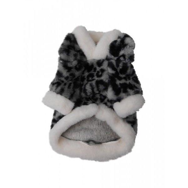 ペット用品 犬 新作犬服 ドッグウェア もこもこ着ぐるみファーヒョウ柄