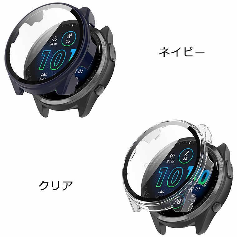 Garmin Forerunner965 ケース フィルム一体型 カバー ガーミン 保護