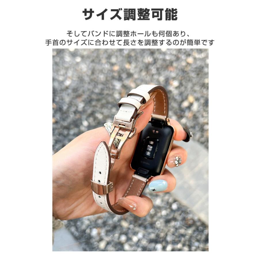 オッポ OPPO Band 2 OPPO Watch Free ウェアラブル端末・スマートバンド 交換 バンド PUレザー素材 腕時計ベルト スポーツ ベルト 交換用 ベルト｜magiashop｜04