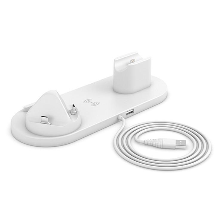 ワイヤレス充電器 4in1 充電スタンド iPhone apple watch airpods Qi