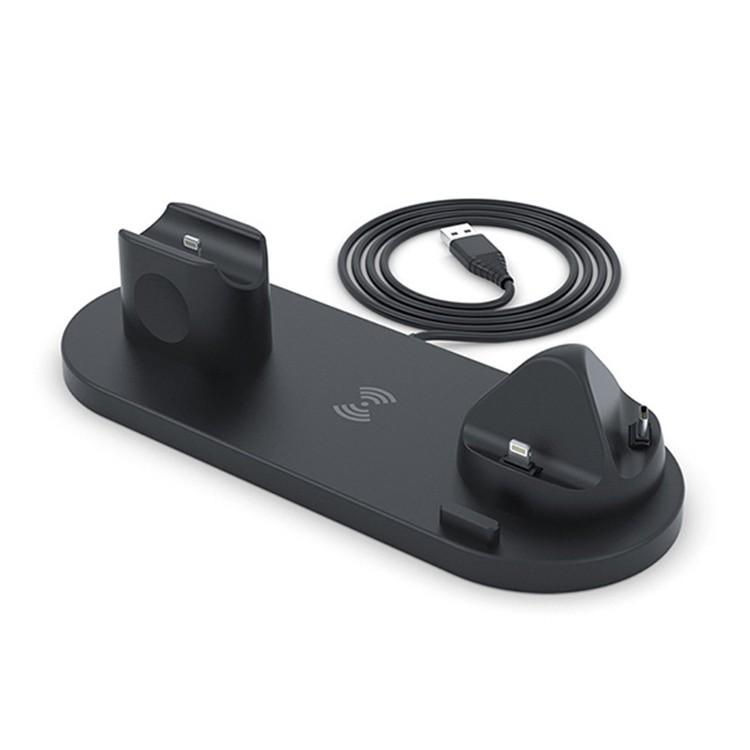 ワイヤレス充電器 4in1 充電スタンド iPhone apple watch airpods Qi