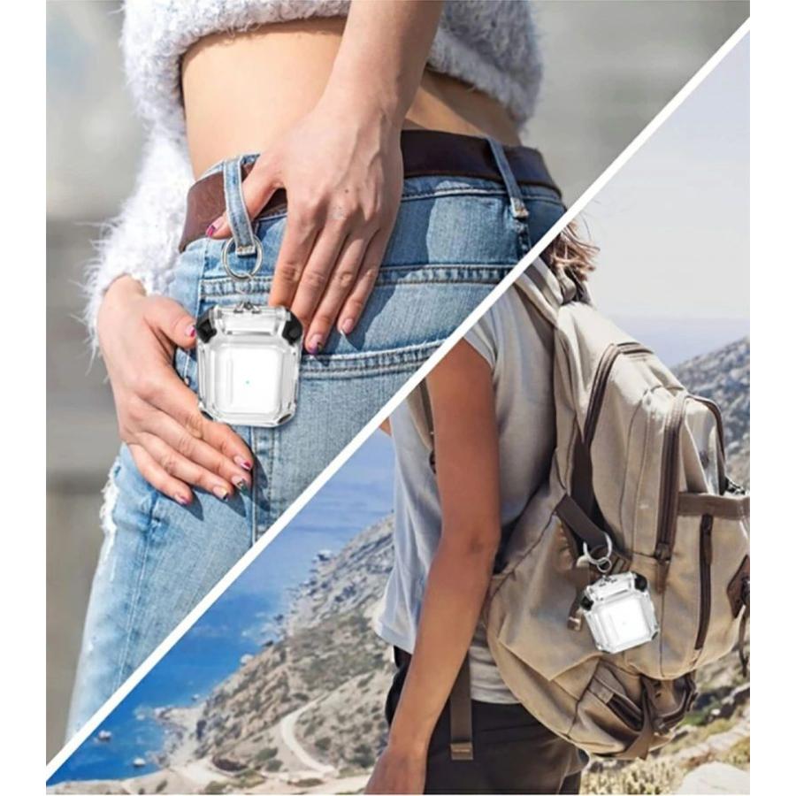 AirPods3 ケース クリア TPU 柔軟 AirPods 3 カバー 透明 エアポッド 第3世代 カバー 落下防止 カラビナ付き 耐衝撃 AirPods Pro カバー AirPods 2 1 ケース TPU |  | 06