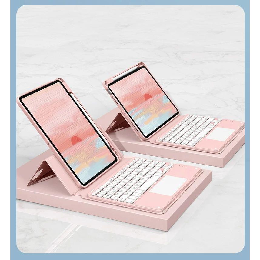ipad air 5 キーボード ケース 360度回転 第9世代 脱着式
