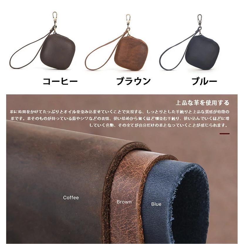 Powerbeats Pro ケース 本革カバー 全面保護カバー イヤホン収納ケース