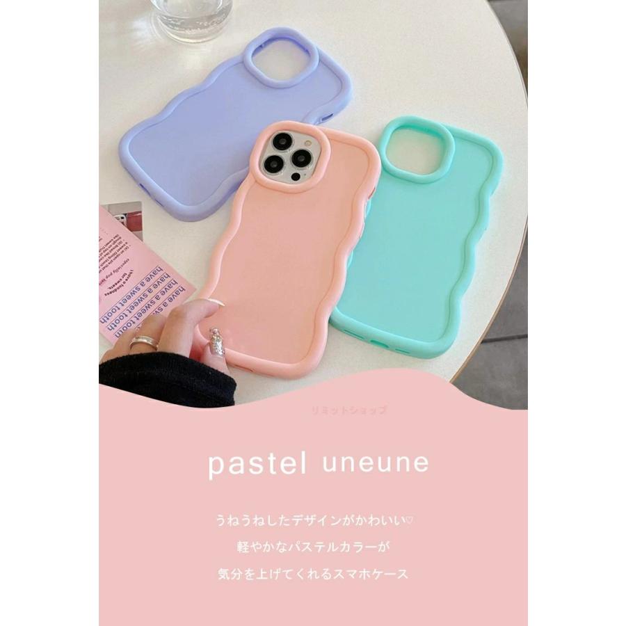 OPPO A5 5G ケース ガラスフィルム付き A3 カバー うねうね かわいい