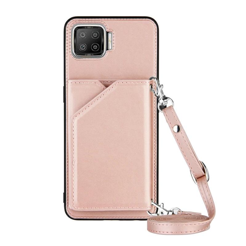 OPPO A73ケース ストラップ付 OPPOカバー A73 手帳型 カバー