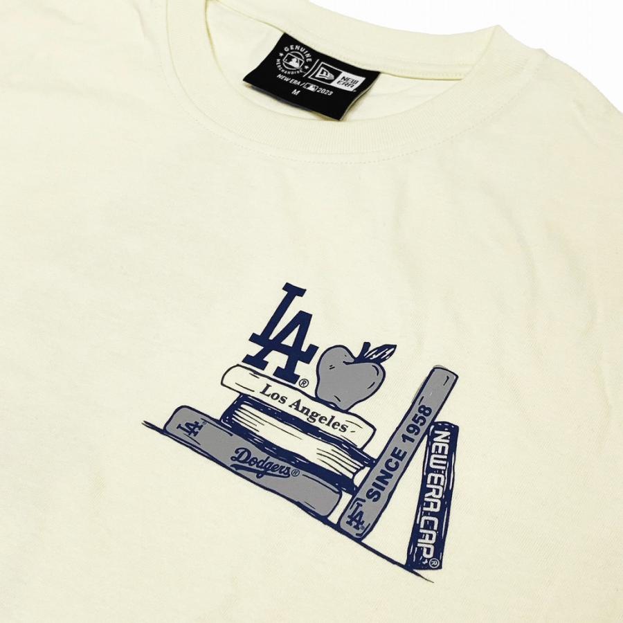 ニューエラ Tシャツ NEW ERA LOS ANGELS DODGERS BKCLUB 938 TEE [NATURAL]｜magic-apple｜02