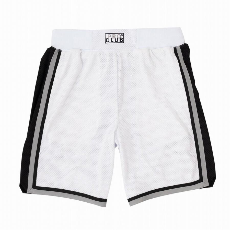 プロクラブ バスケット ショーツ PRO CLUB RETRO BASKETBALL SHORTS [WHITE] 113006MAGIC APPLE 通販 Yahoo!ショッピング