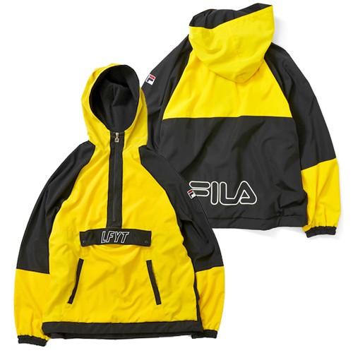 yellow fila windbreaker