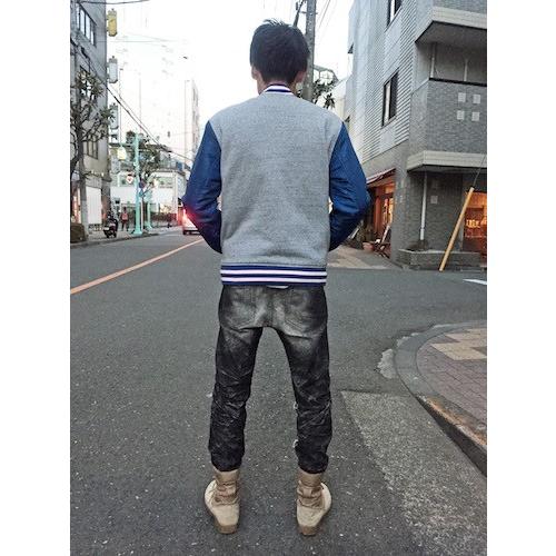 ステイプル ジャケット STAPLE TRUE BLUE VARSITY JACKTE [HEATHER GREY] /【更にSALE】｜magic-apple｜08