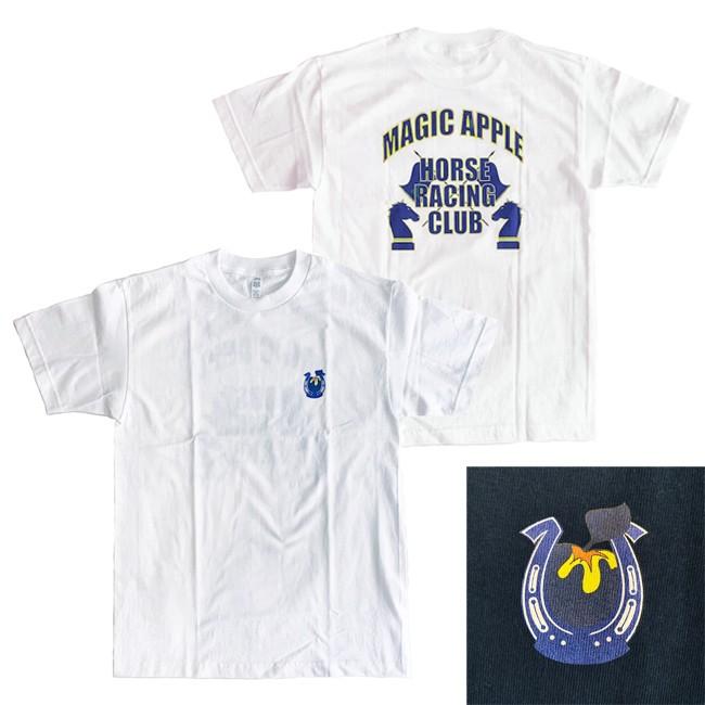 マジックアップル Tシャツ MAGIC APPLE  HORSE RACING CLUB TEE /[レターパックプラス可]｜magic-apple