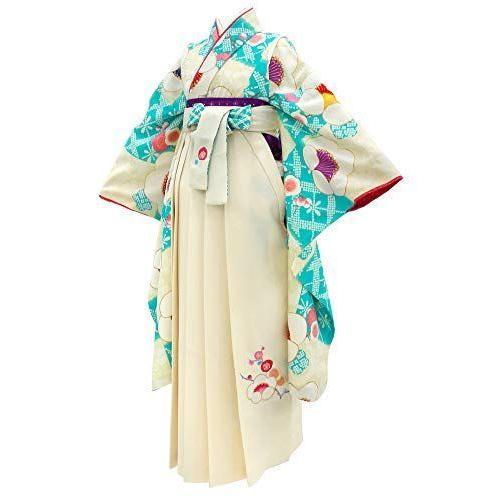 購入 九重ブランド ホワイト 子ども服 シューズ ジュニア袴セット 二尺袖着物 重ね