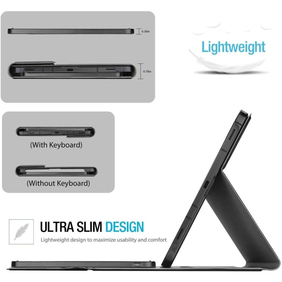 Procase Galaxy Tab S7 Plus キーボード付きケース 磁気脱着 ワイヤレス接続 適用機種 Galaxy T 006 Magic Magic 通販 Yahoo ショッピング
