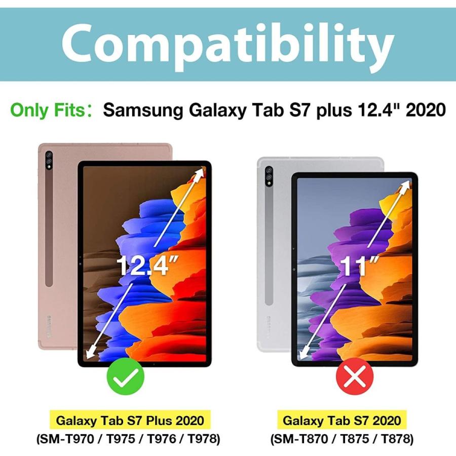 Procase Galaxy Tab S7 Plus キーボード付きケース 磁気脱着 ワイヤレス接続 適用機種 Galaxy T 006 Magic Magic 通販 Yahoo ショッピング