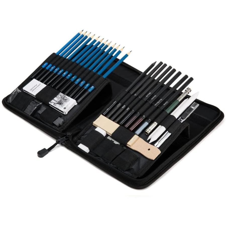 Seal限定商品 ウォニヤ 鉛筆セット デッサン鉛筆 スケッチ用鉛筆 40点セット 初心者向け 美術系学生 鉛筆デッサンツール 消しゴム 鉛筆削り 描画用鉛筆 国産 Www Aqtsolutions Com