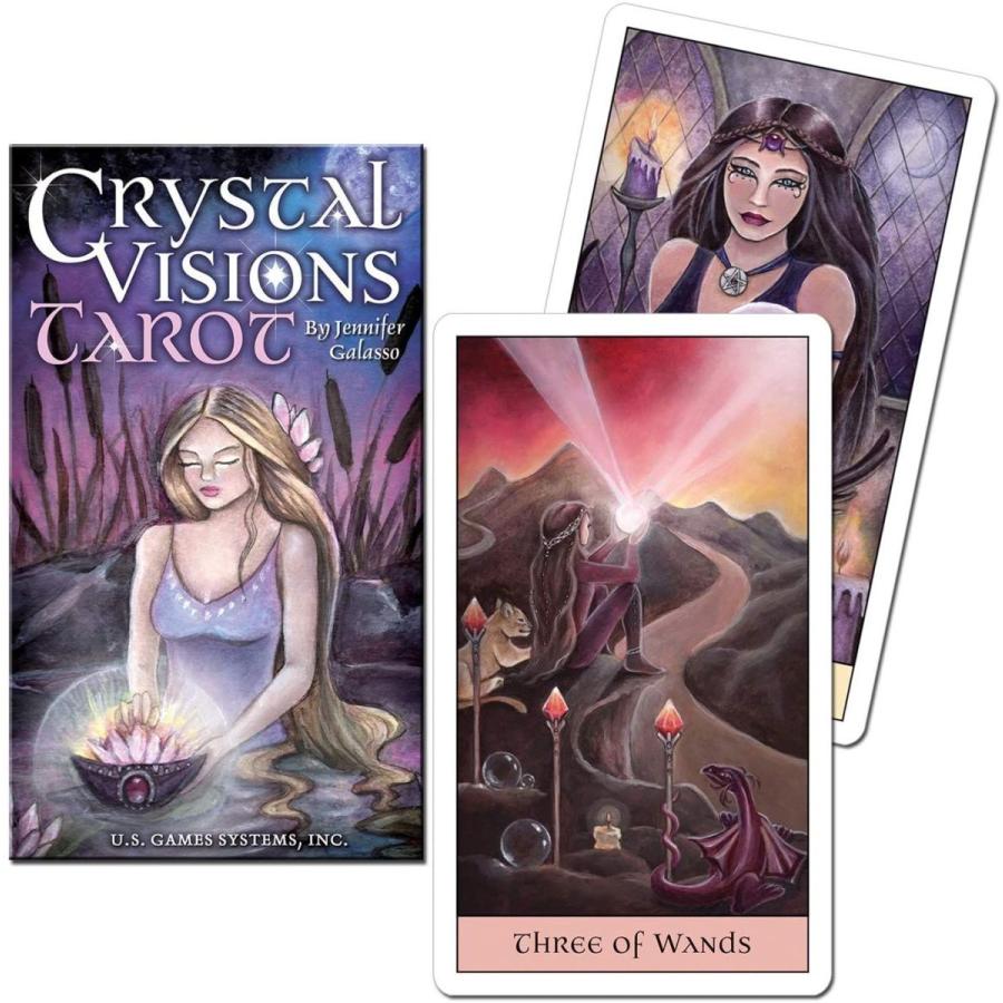 新品 Lang タロットカード 79枚 ライダー版クリスタル ビジョン タロット 日本語解説書付き タロット占い Crystal Vision T 超人気 Www Aqtsolutions Com