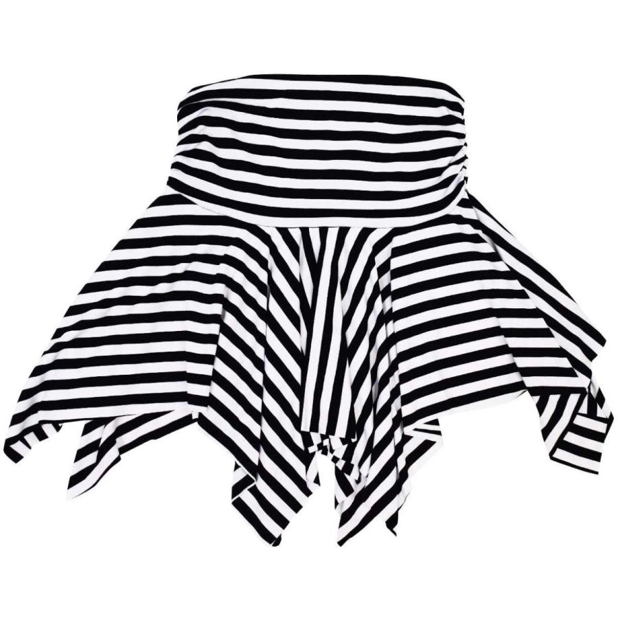 驚きの価格 Dfギャラリー ミニスカート ベリーダンス衣装 ストライプ ランダム裾 ストレッチ素材 T A ボーダー フリー Wantannas Go Id