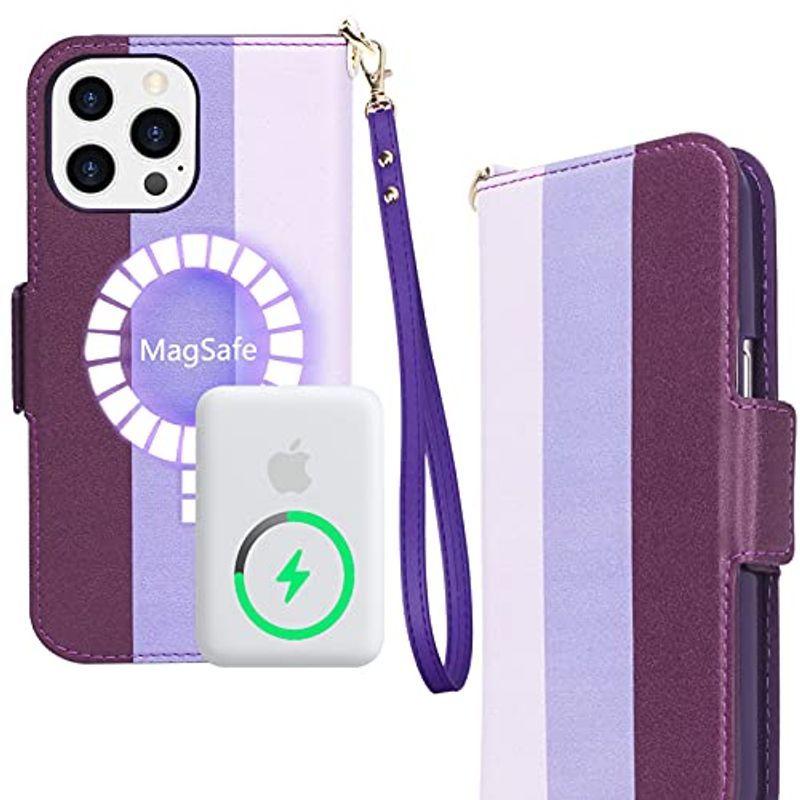 Simpolor Iphone 13 Pro ケース 手帳型 Magsafe対応 Magsafeバッテリーパック対応 Qi ワイヤレス充電 Magic Magic 通販 Yahoo ショッピング
