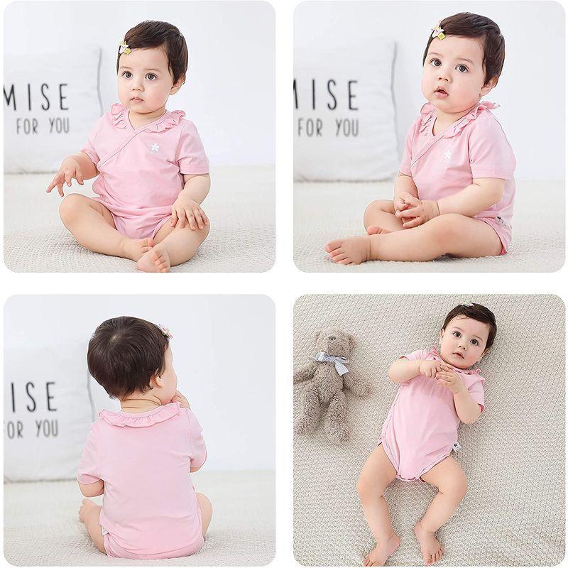 全商品オープニング価格 Cotton Fairy ベビー服 女の子 夏 薄い 肌着 無地 新生児服 出産祝い 赤ちゃん ロンパース ３枚組 59cm 0 3ヶ月 Ecopreneur Pe