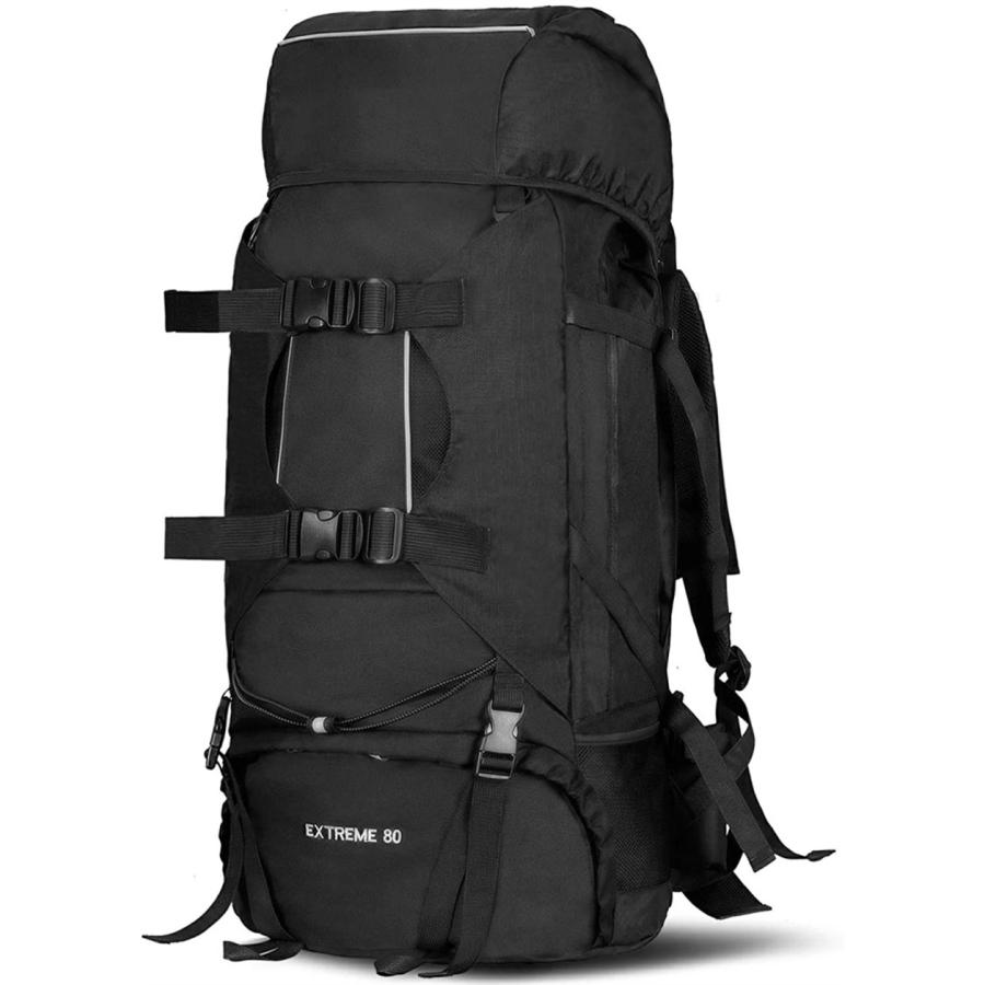 無料ラッピング 選べる5colors バックパック 登山リュック 80L 登山 旅行 リュックサック 防水 軽量 山登り リュック ザック キャンプ 多機能 アウトドア 防災バの画像