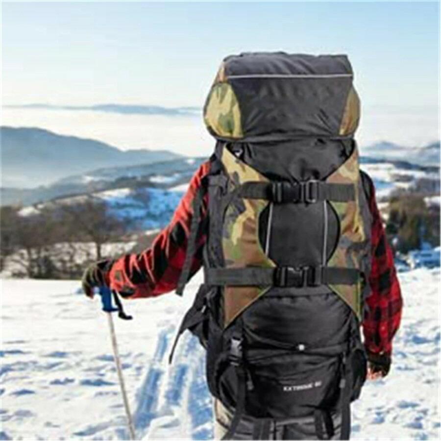 無料ラッピング 選べる5colors バックパック 登山リュック 80L 登山 旅行 リュックサック 防水 軽量 山登り リュック ザック キャンプ 多機能 アウトドア 防災バの画像