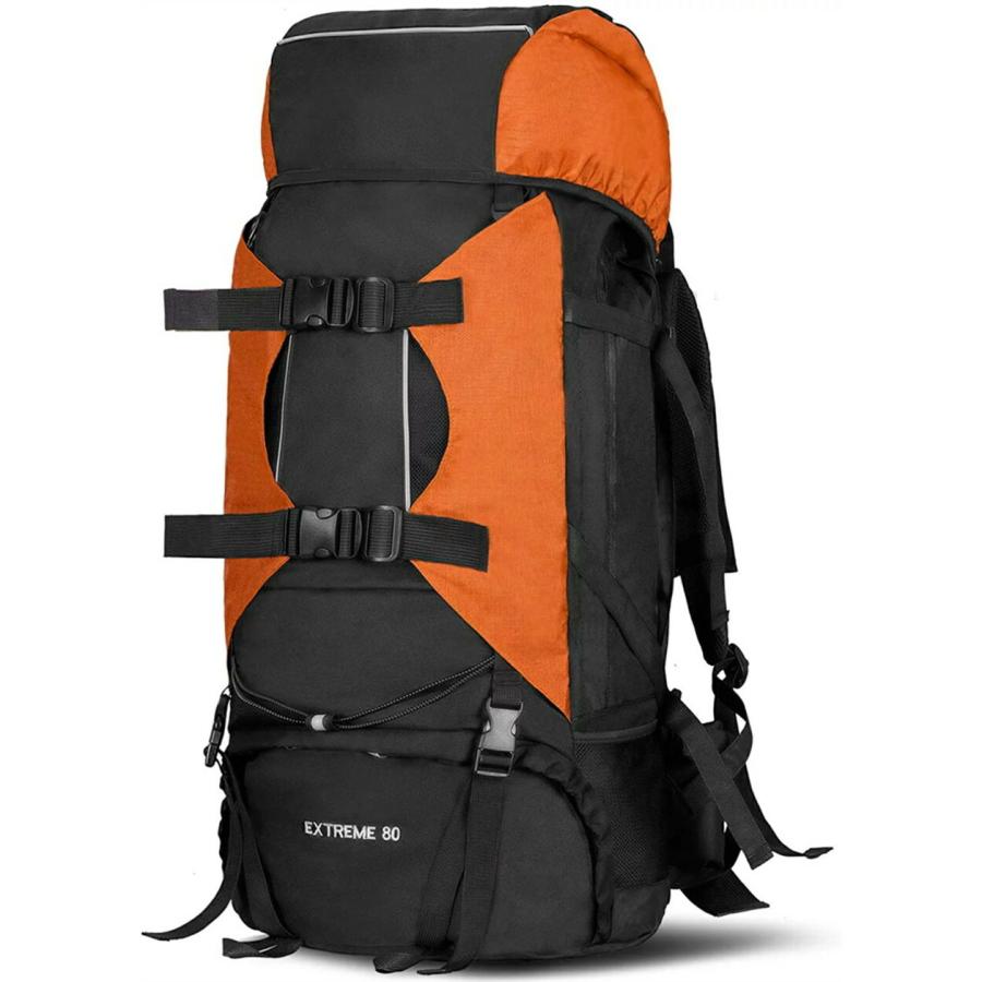 無料ラッピング 選べる5colors バックパック 登山リュック 80L 登山 旅行 リュックサック 防水 軽量 山登り リュック ザック キャンプ 多機能 アウトドア 防災バの画像