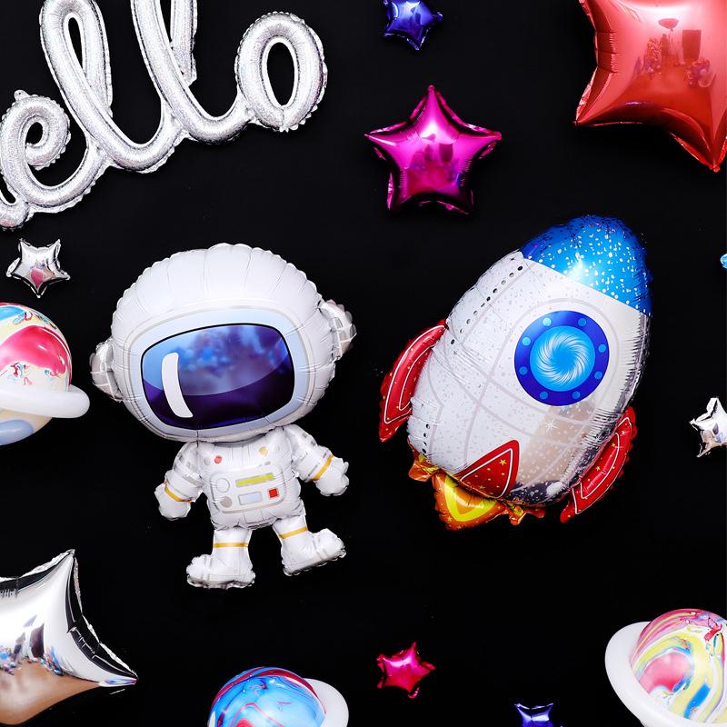 ぺたんこ配送 ヘリウム対応 風船 バルーン 飾り 宇宙 スペース 【宇宙飛行士】 パーティー フィルムバルーン 飾りつけ パーティー 大きい 宇宙人 UFO 宇宙服 |  | 01
