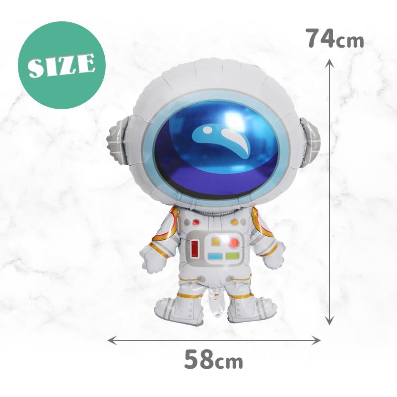 ぺたんこ配送 ヘリウム対応 風船 バルーン 飾り 宇宙 スペース 【宇宙飛行士】 パーティー フィルムバルーン 飾りつけ パーティー 大きい 宇宙人 UFO 宇宙服 |  | 03