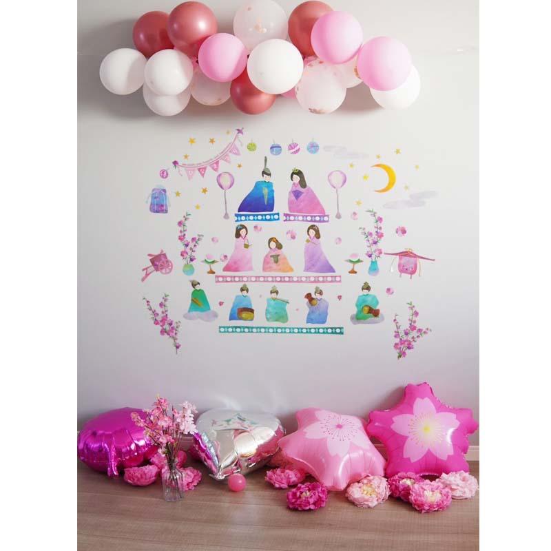 風船 バルーン 単品 飾り 桜 さくら 【薄い桜】 47.5cm ぺたんこ配送 パーティー 飾りつけ フィルムバルーン ホイルバルーン 誕生日 バースデー |  | 06