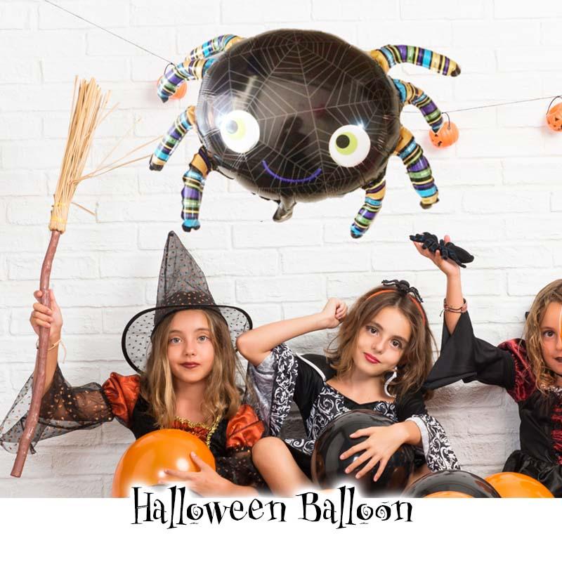 ぺたんこ配送 バルーン 風船 大きい ハロウィン 蜘蛛 【スパイダー】 飾りつけ フィルムバルーン ハロウィンパーティ アルミバルーン くも クモ 蜘蛛の巣 |  | 08