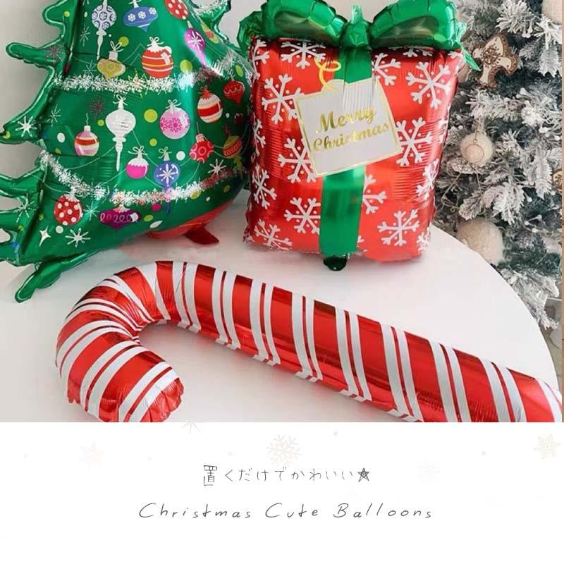 クリスマス 飾り 風船 フィルムバルーン キャンディケーン 大きい Xmas バルーン ホイルバルーン フォイルバルーン 飾りつけ 飾り付け 飾り イベント パーティー |  | 06