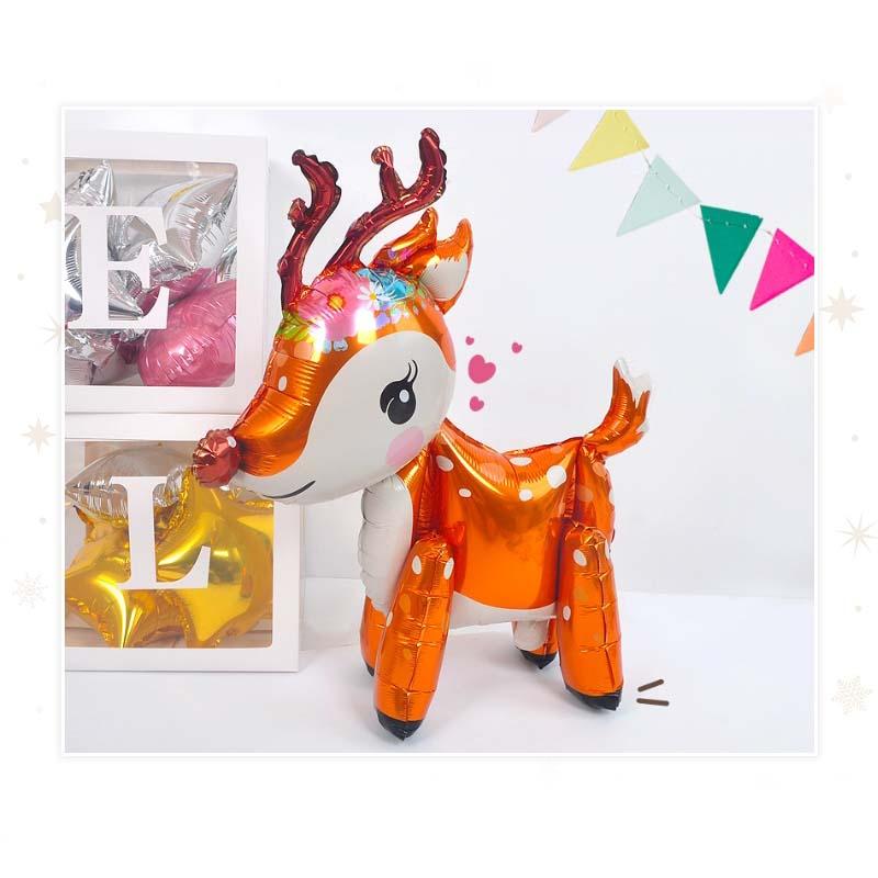 クリスマス 飾り 風船 フィルムバルーン トナカイ 立体 自立 大きい バルーン ホイルバルーン フォイルバルーン 飾りつけ 飾り付け 飾り イベント パーティー |  | 04