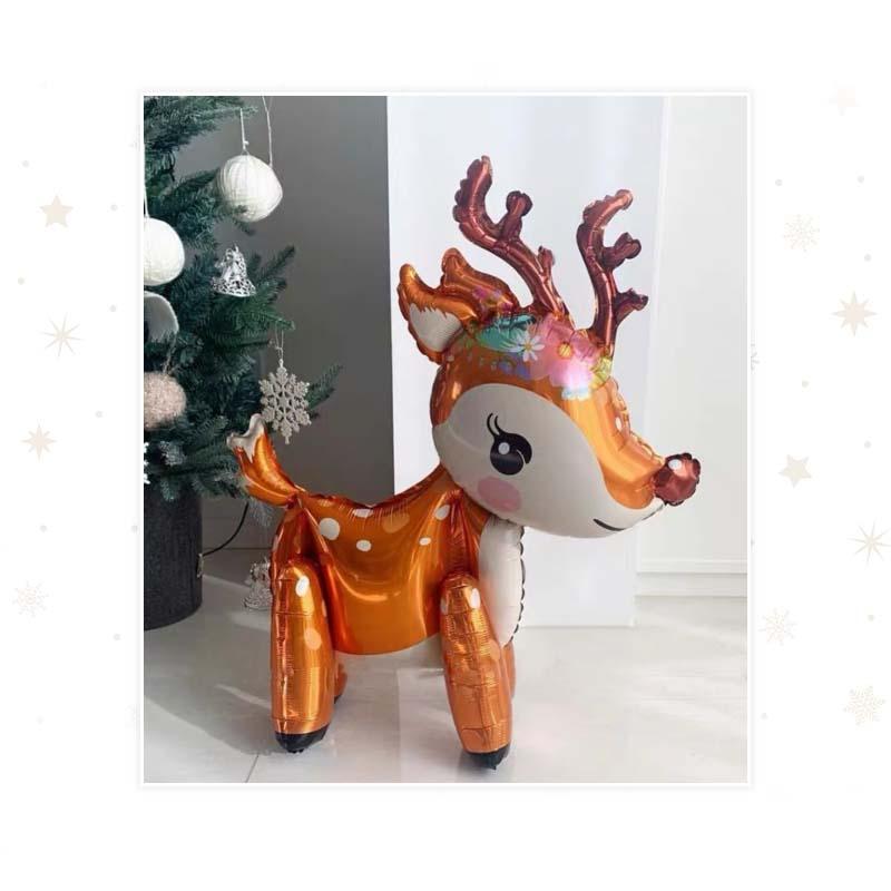 クリスマス 飾り 風船 フィルムバルーン トナカイ 立体 自立 大きい バルーン ホイルバルーン フォイルバルーン 飾りつけ 飾り付け 飾り イベント パーティー |  | 05