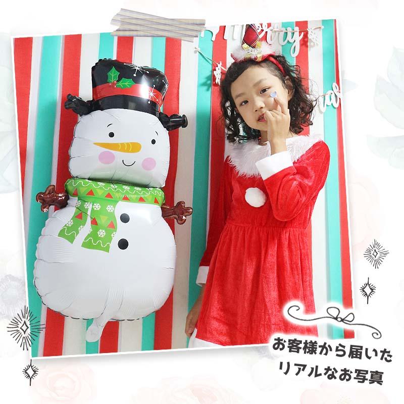 風船 バルーン クリスマス  飾り付け 室内装飾 シール 壁紙 壁面 玄関 パーティー おしゃれ 雪だるま |  | 04