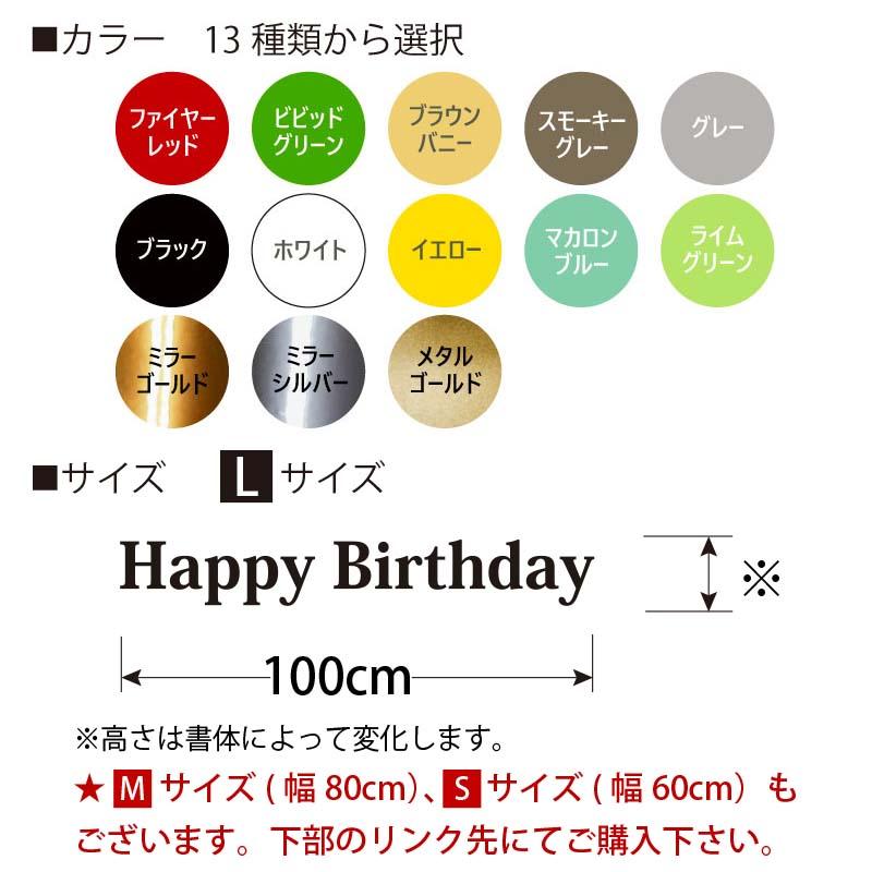 ウォールステッカー はがせる シール 壁紙  誕生日 飾り バースデーフォント&バルーン７個セットSサイズ 飾り付け パーティー ハーフ 1歳 2歳 |  | 09